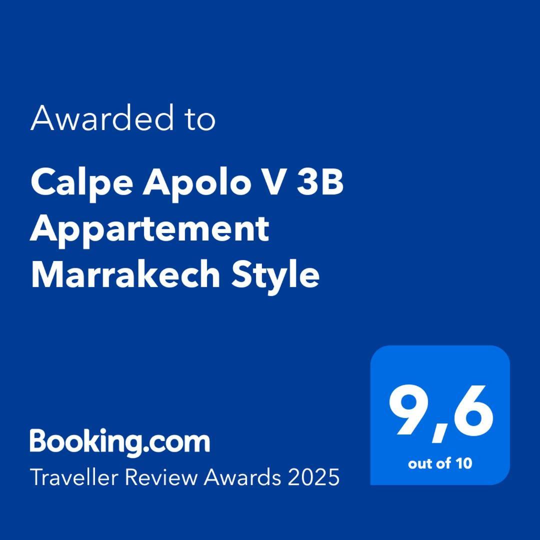 Calpe Apolo V 3B Appartement Marrakech Style Extérieur photo